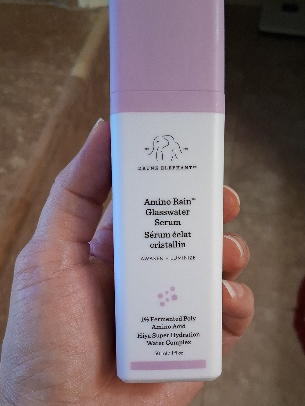 Drunk Elephant Amino Rain Glasswater Serum - Pink & White